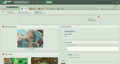 Desktop Screenshot of hydrargirium.deviantart.com