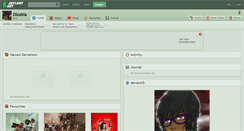 Desktop Screenshot of dicekia.deviantart.com