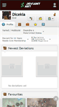 Mobile Screenshot of dicekia.deviantart.com