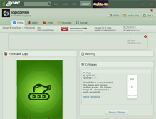 Tablet Screenshot of logiqdesign.deviantart.com