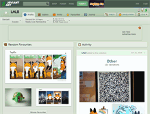 Tablet Screenshot of lmlb.deviantart.com