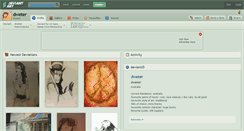 Desktop Screenshot of dweter.deviantart.com