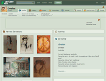Tablet Screenshot of dweter.deviantart.com