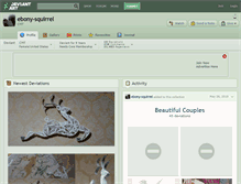 Tablet Screenshot of ebony-squirrel.deviantart.com
