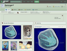 Tablet Screenshot of blackangel-f.deviantart.com