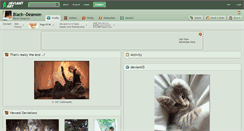 Desktop Screenshot of black--deamon.deviantart.com