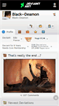 Mobile Screenshot of black--deamon.deviantart.com