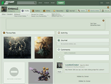 Tablet Screenshot of kintexu2.deviantart.com
