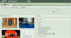 Desktop Screenshot of krysil.deviantart.com