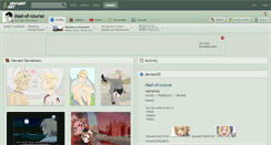 Desktop Screenshot of mad-of-course.deviantart.com