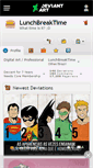 Mobile Screenshot of lunchbreaktime.deviantart.com