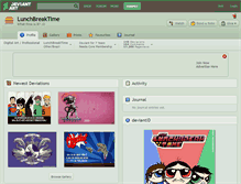 Tablet Screenshot of lunchbreaktime.deviantart.com