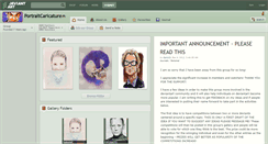 Desktop Screenshot of portraitcaricature.deviantart.com