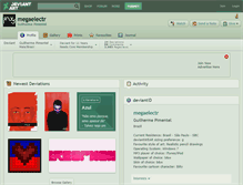 Tablet Screenshot of megaelectr.deviantart.com