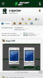 Mobile Screenshot of c-specter.deviantart.com