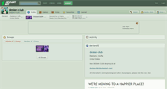 Desktop Screenshot of desian-club.deviantart.com