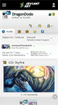 Mobile Screenshot of dragondodo.deviantart.com