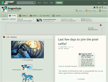 Tablet Screenshot of dragondodo.deviantart.com