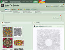 Tablet Screenshot of hector-the-collector.deviantart.com