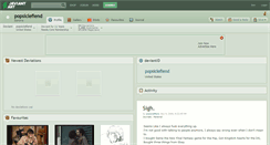 Desktop Screenshot of popsiclefiend.deviantart.com