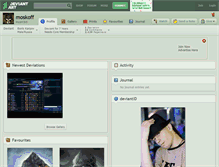 Tablet Screenshot of moskoff.deviantart.com
