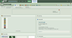 Desktop Screenshot of doctorgoogle.deviantart.com