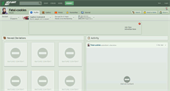 Desktop Screenshot of fatal-cookies.deviantart.com