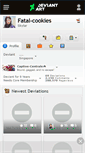 Mobile Screenshot of fatal-cookies.deviantart.com