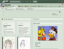 Tablet Screenshot of emo-gilt.deviantart.com