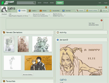 Tablet Screenshot of caty3.deviantart.com