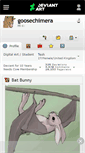 Mobile Screenshot of goosechimera.deviantart.com
