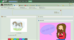 Desktop Screenshot of horse-girl-101.deviantart.com