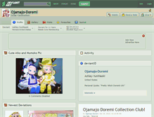 Tablet Screenshot of ojamajo-doremi.deviantart.com