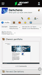 Mobile Screenshot of darkcheno.deviantart.com
