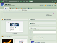 Tablet Screenshot of darkcheno.deviantart.com