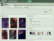 Tablet Screenshot of fridam.deviantart.com
