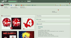 Desktop Screenshot of dexxaboy.deviantart.com
