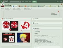 Tablet Screenshot of dexxaboy.deviantart.com