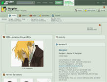 Tablet Screenshot of morgster.deviantart.com