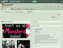 Tablet Screenshot of kataang7789.deviantart.com