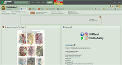 Desktop Screenshot of hellobaby.deviantart.com