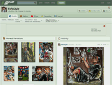 Tablet Screenshot of fofostyle.deviantart.com