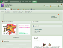 Tablet Screenshot of comix-neko.deviantart.com