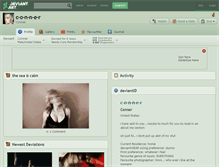 Tablet Screenshot of c-o-n-n-e-r.deviantart.com