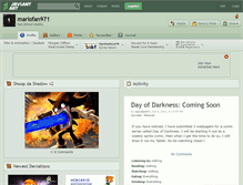 Tablet Screenshot of mariofan971.deviantart.com