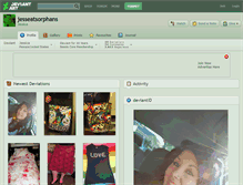 Tablet Screenshot of jesseatsorphans.deviantart.com