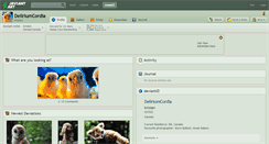 Desktop Screenshot of deliriumcordia.deviantart.com