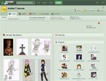 Tablet Screenshot of amber11eevee.deviantart.com