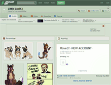 Tablet Screenshot of little-loxi13.deviantart.com