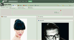 Desktop Screenshot of dylan-white.deviantart.com